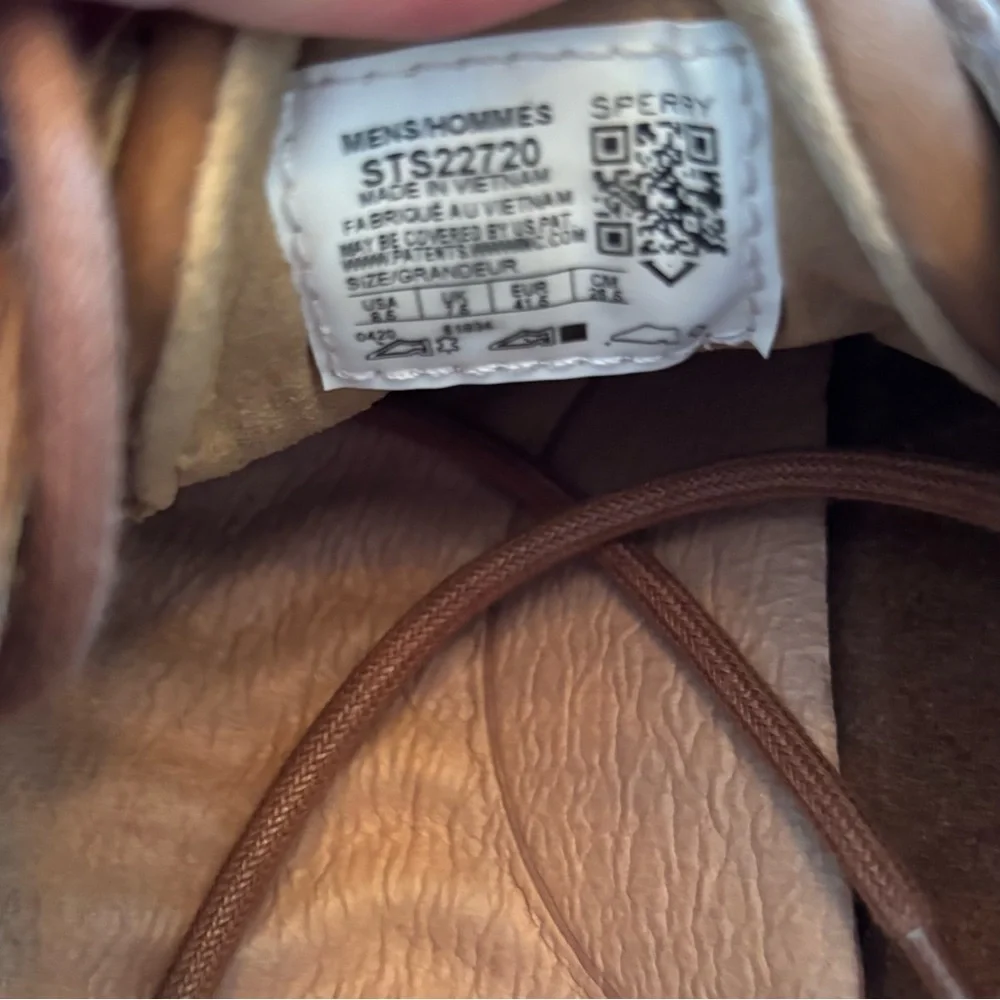 SPERRY Coastal plushwave slip on shoe brown nubuck SZ 8.5 Worn once - Picture 10 of 14